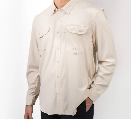 Maja Sportswear Buttermilk Camisa Outdoor Long sleeve