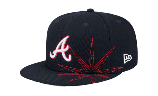 New Era 59fifty Atlanta Braves Solar stars fitted hat