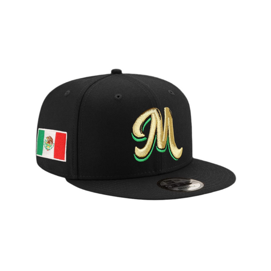 New Era Mexico Serie Del Caribe M Black Gold 59Fifty fitted
