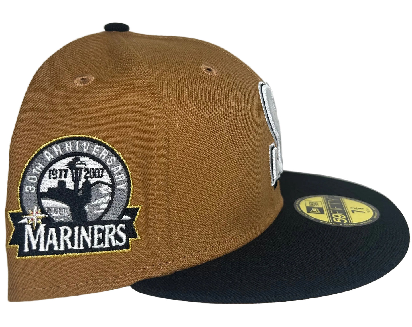 Seattle Mariners “s’more”30th Anniversary side patch New Era 59Fifty fitted hat.