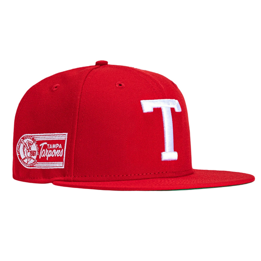 New Era Tampa Tarpons 1961 Champions Patch Hat -  Red