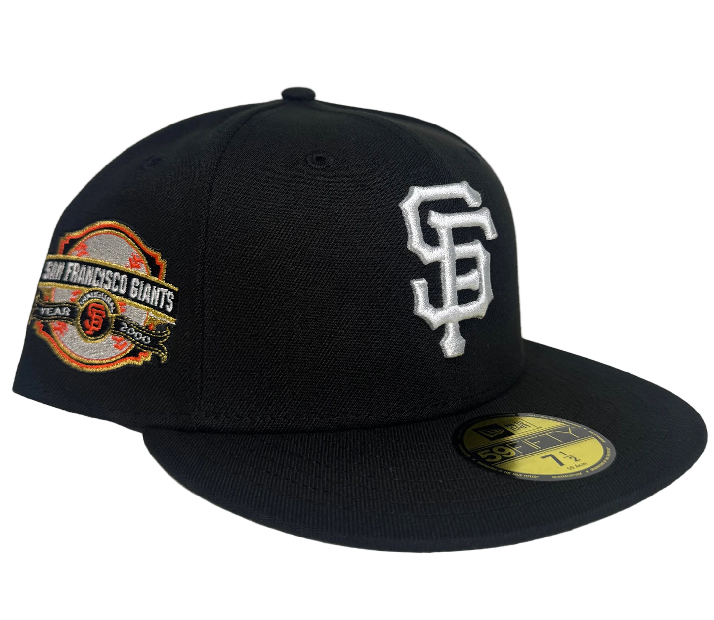 SAN FRANCISCO GIANTS 59FIFTY FITTED INAUGURAL YEAR 2000 SIDE PATCH