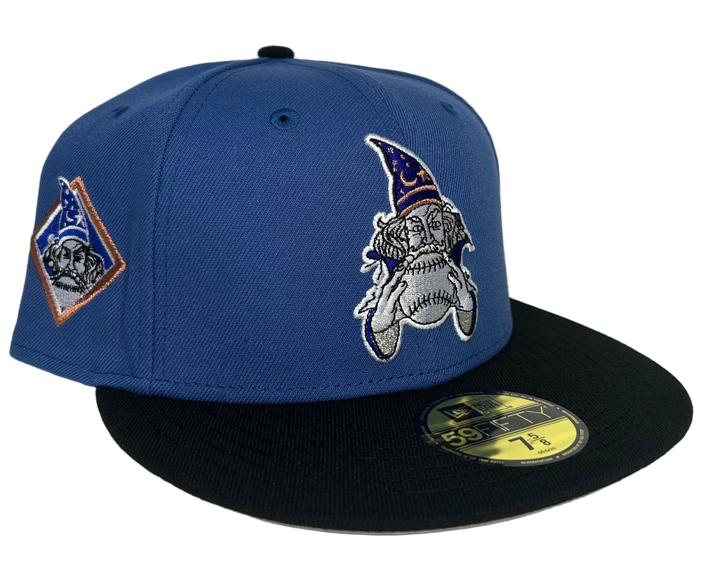 New Era 59Fifty fitted cap features an embroidered Fort Wayne Wizards logo patch.