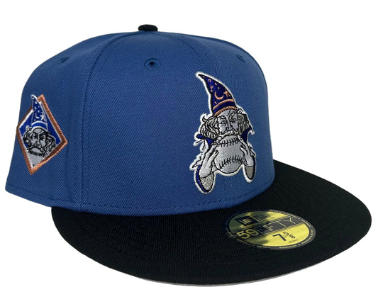 New Era 59Fifty fitted cap features an embroidered Fort Wayne Wizards logo patch.