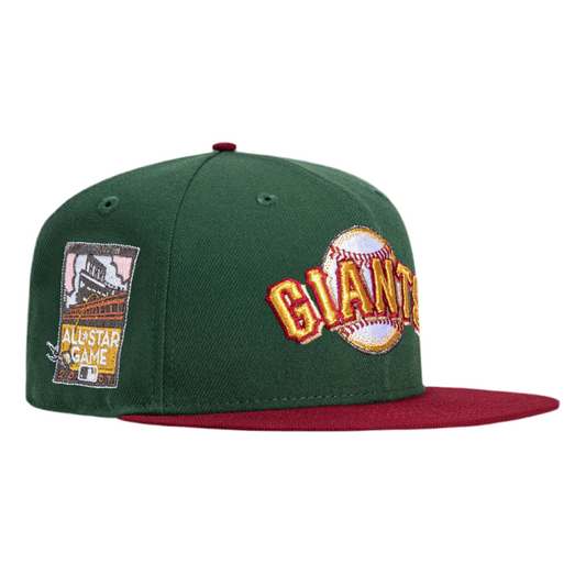 “Green Eggs & Ham W/ Velvet Cake.” San Francisco Giants New Era 59Fifty W/ Pink UV.