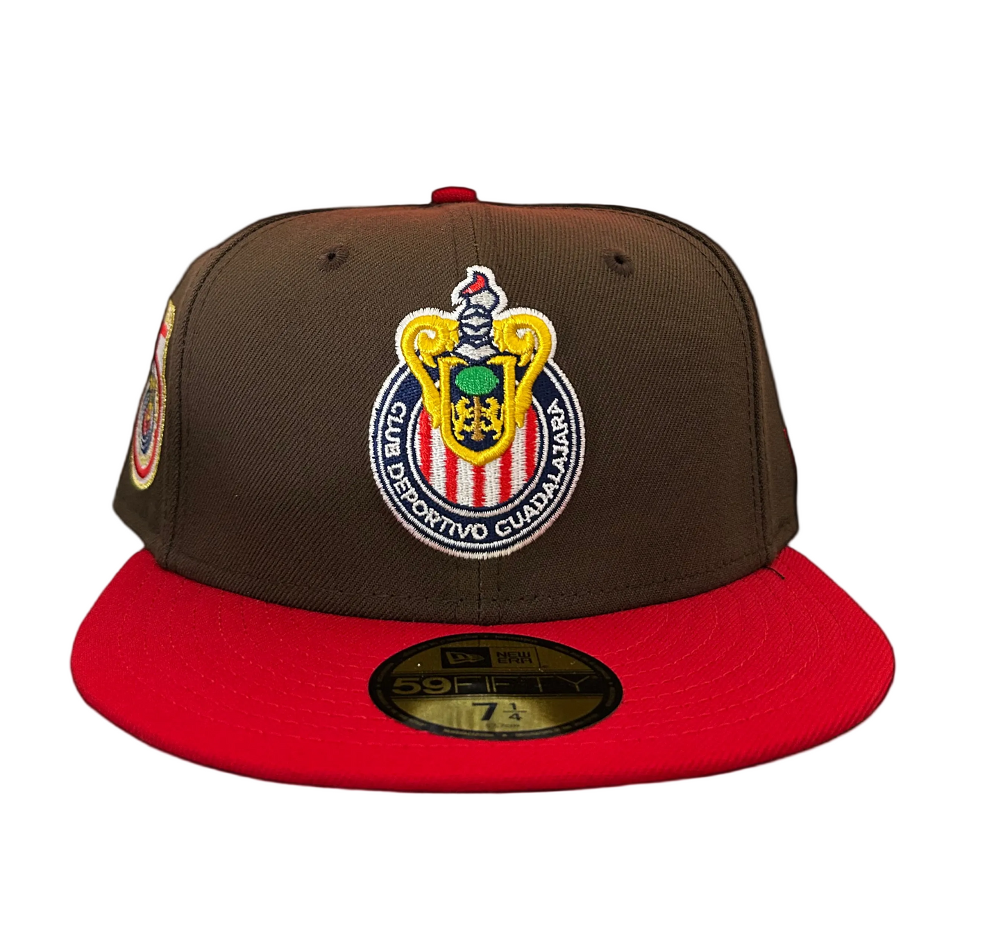 New Era 59fifty Liga MX Chivas Guadalajara Fitted Brown/Cherry