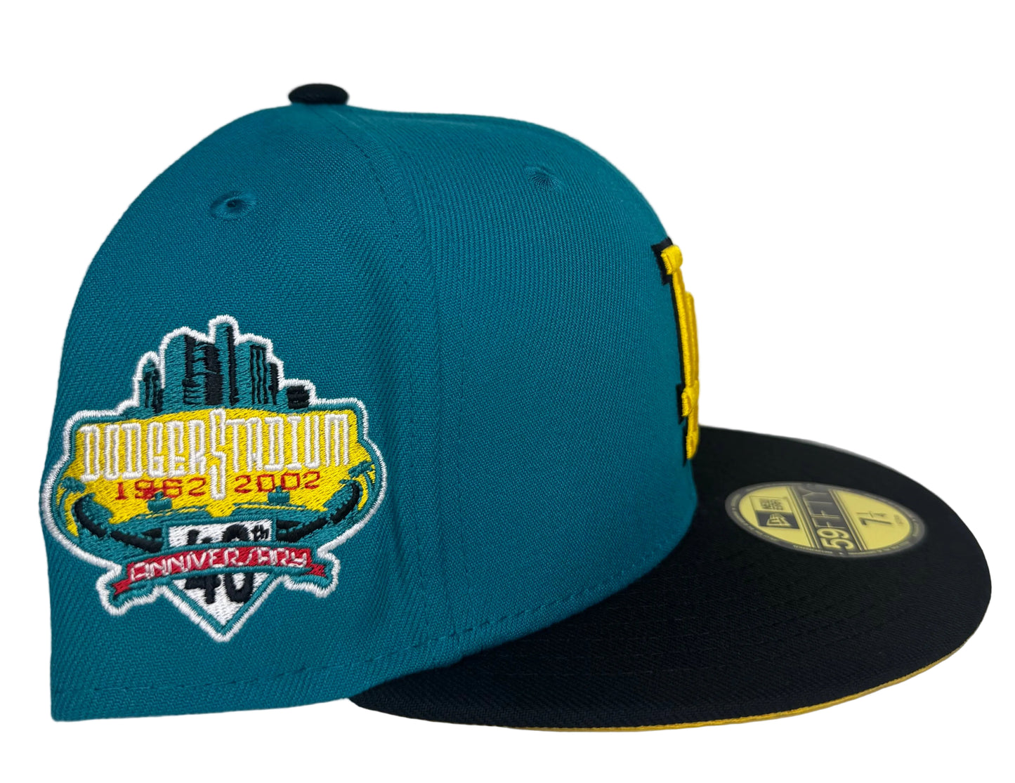Los Angeles Dodgers “Golden Goal” W/ A Stadium 40th Anniversary Side Patch 59Fifty Fitted