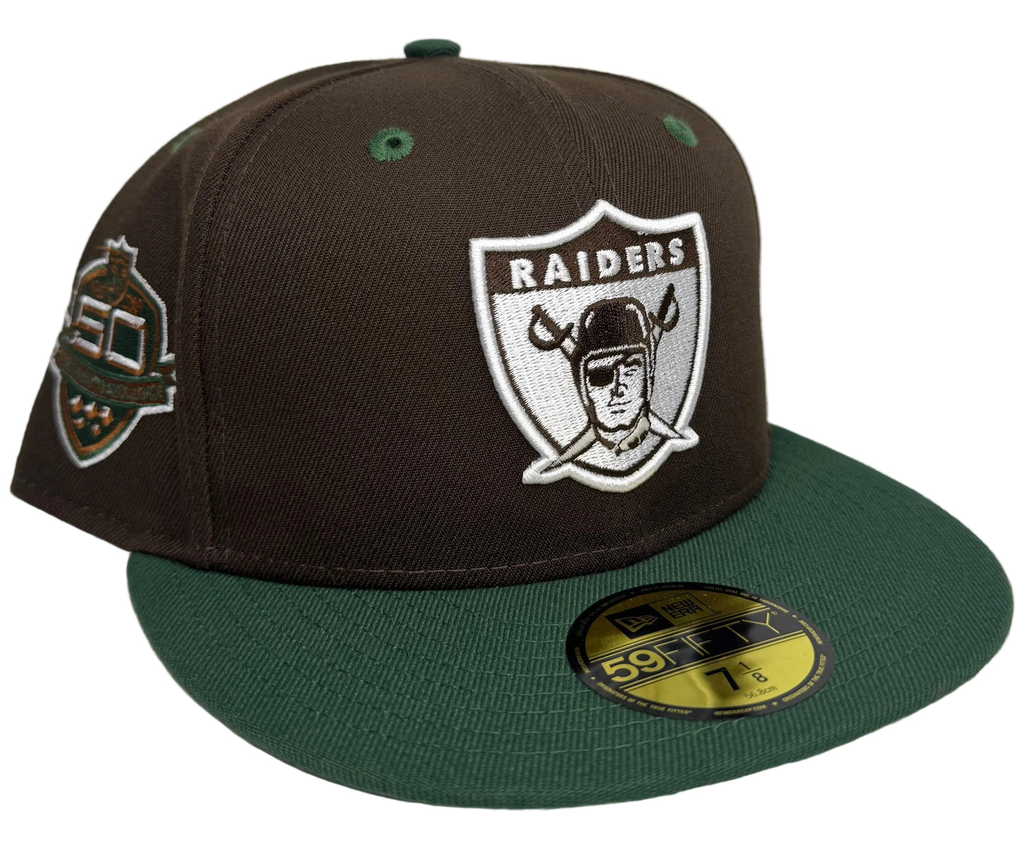 Las Vegas Raiders “Beef & Broccoli” W/ a 50th Anniversary SP 59FIFTY Fitted