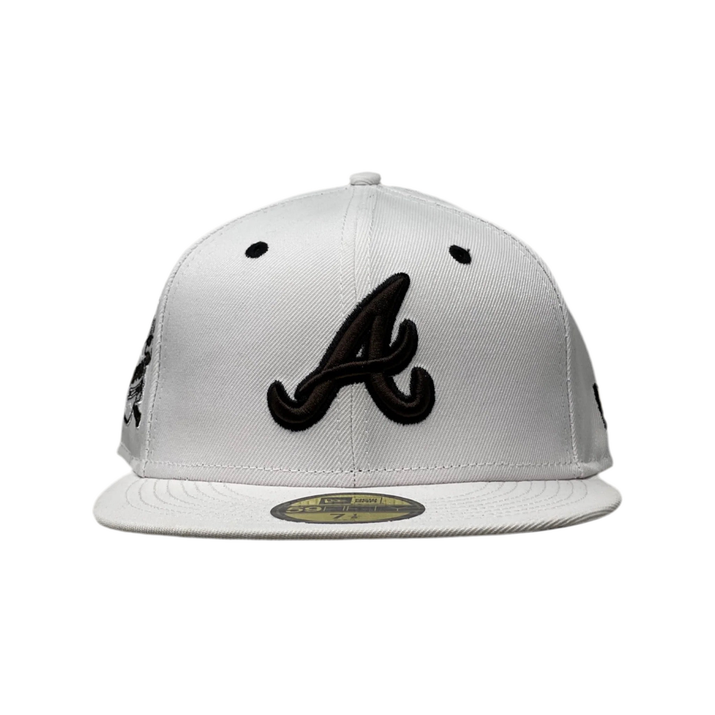 New Era 59fifty - Atlanta Braves - White / Chocolate Brown