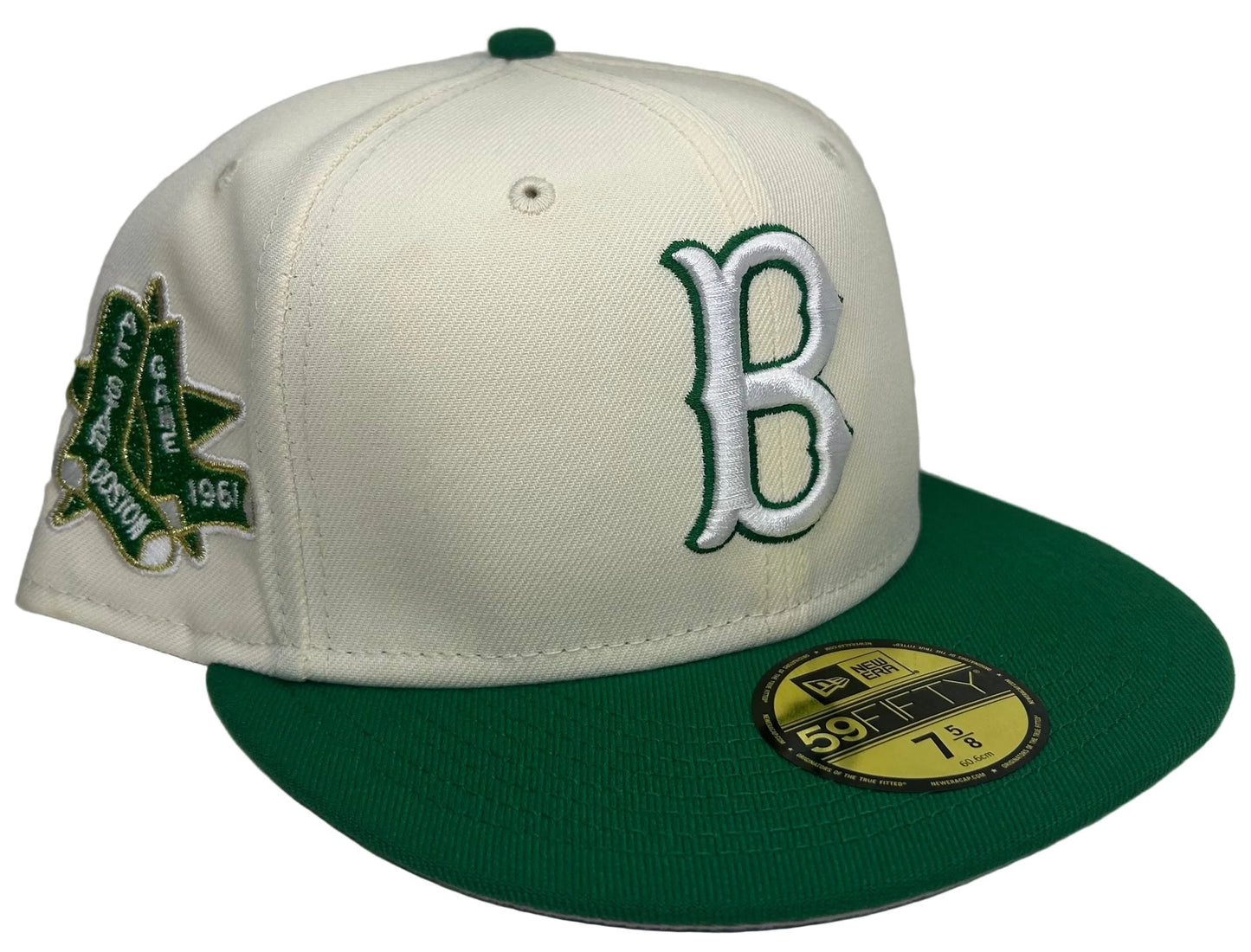 New Era Boston Red Sox hat, specifically from a "crossover" collection inspired by the Boston Celtics.