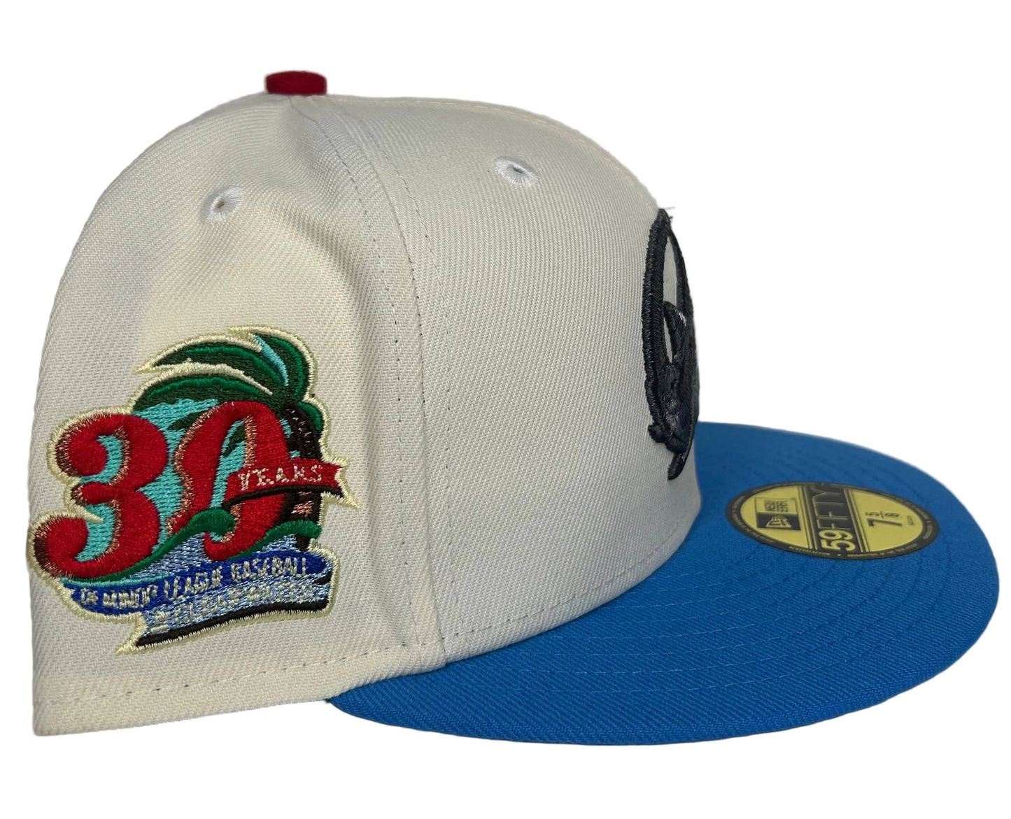 New Era Clearwater Threshers "Jaws 2.0" 59Fifty fitted hat featuring a distinct shark embroidered on the front.