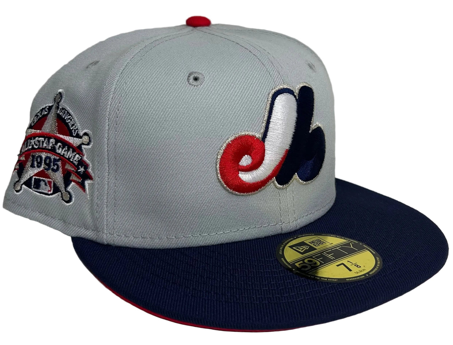 Montreal Expos Harmony 59FIFTY All Star Game 1995 Snow Grey/Navy/Red Fitted.