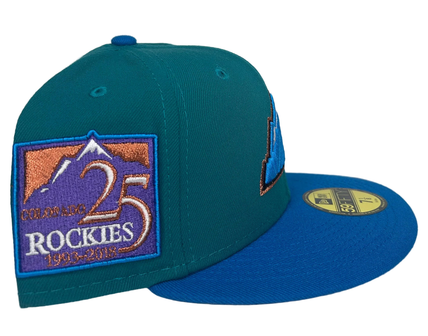 New Era Colorado Rockies 25th Anniversary fitted hat.