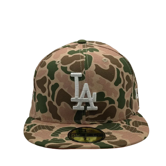 New Era 59Fifty Los Angeles Dodgers "Duck Camo" 1988 World Series - Orange UV