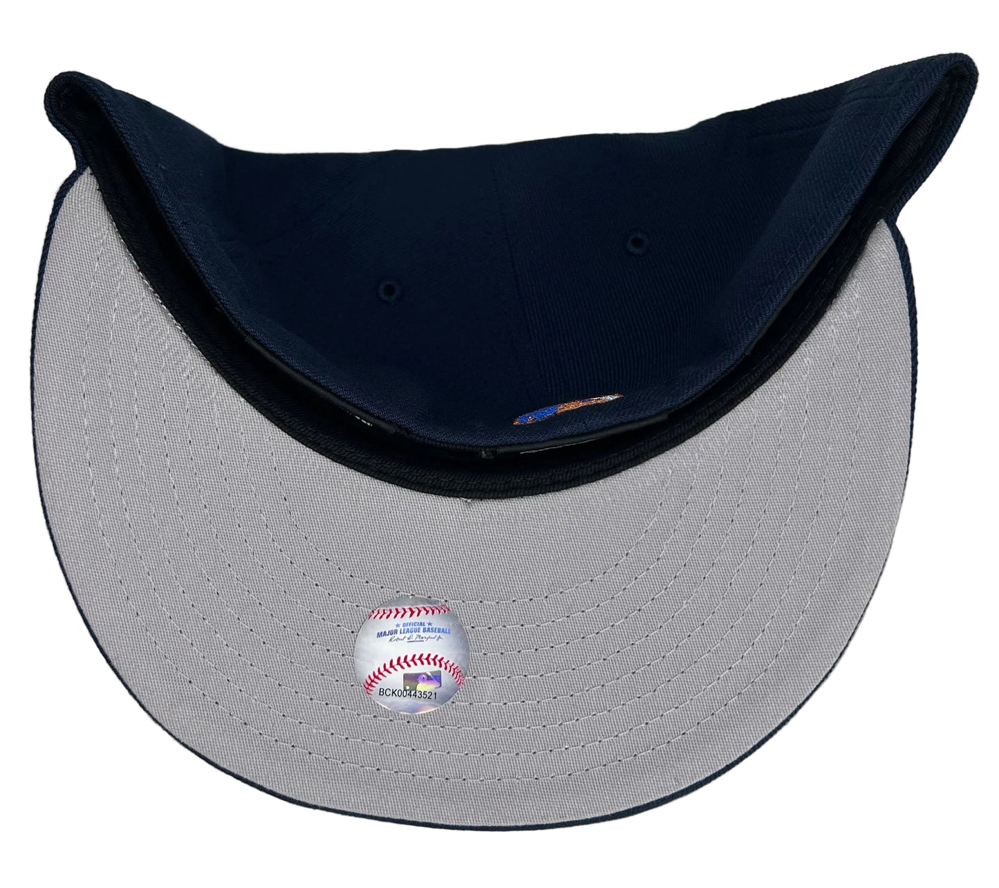 Navy & Copper Chicago White Sox New Era 59FIFTY fitted hat features a stylized "C" logo and a 95th-anniversary side patch.