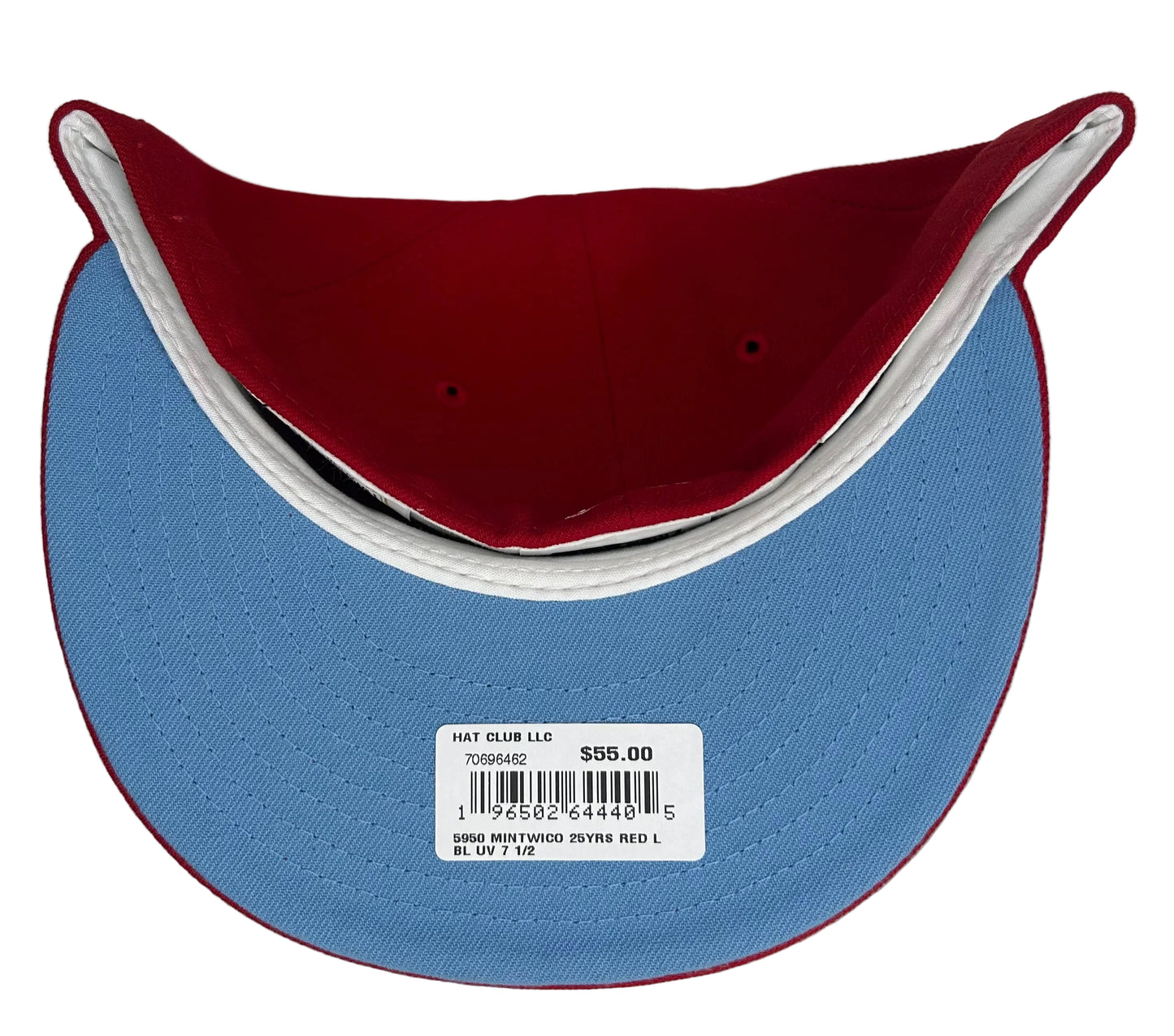 New Era Minnesota Twins 1991 World Series Champions Blue Undervisor 59FIFTY Fitted Hat.
