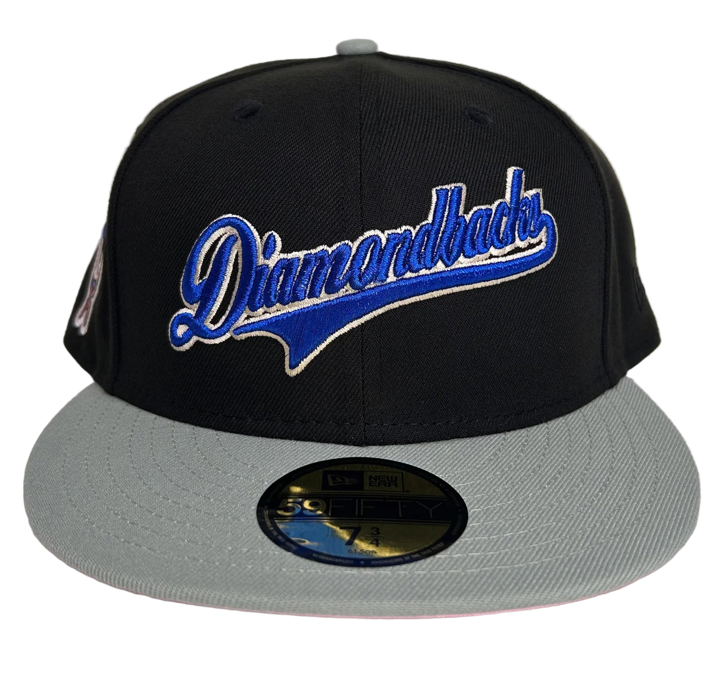 HC Arizona Diamondbacks 2-Tone (Black/ Grey) W/ a  1998 Inaugural Season Patch & a Pink UV.