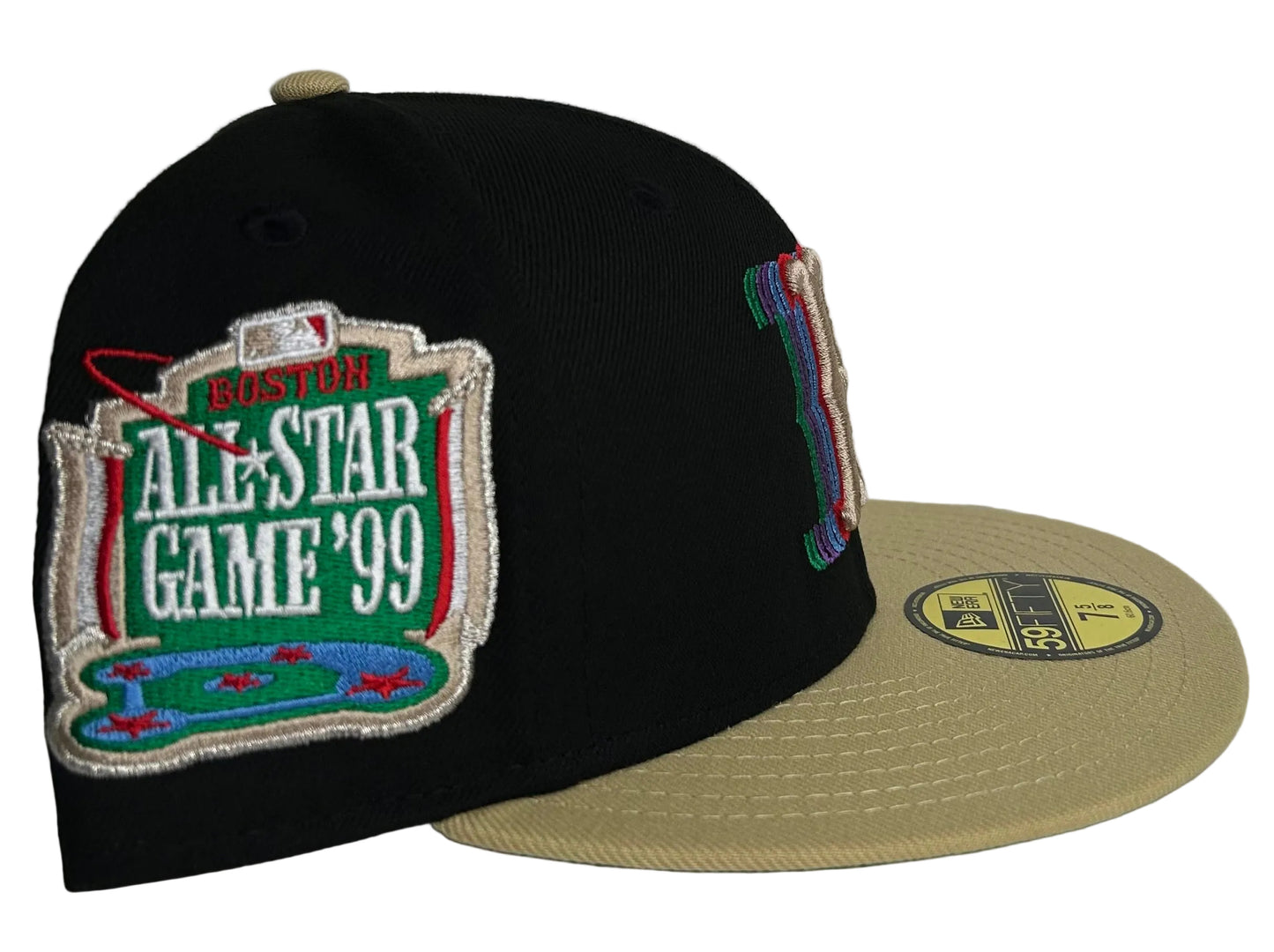 New Era 59fifty Black Boston Red Sox Fitted Hat.