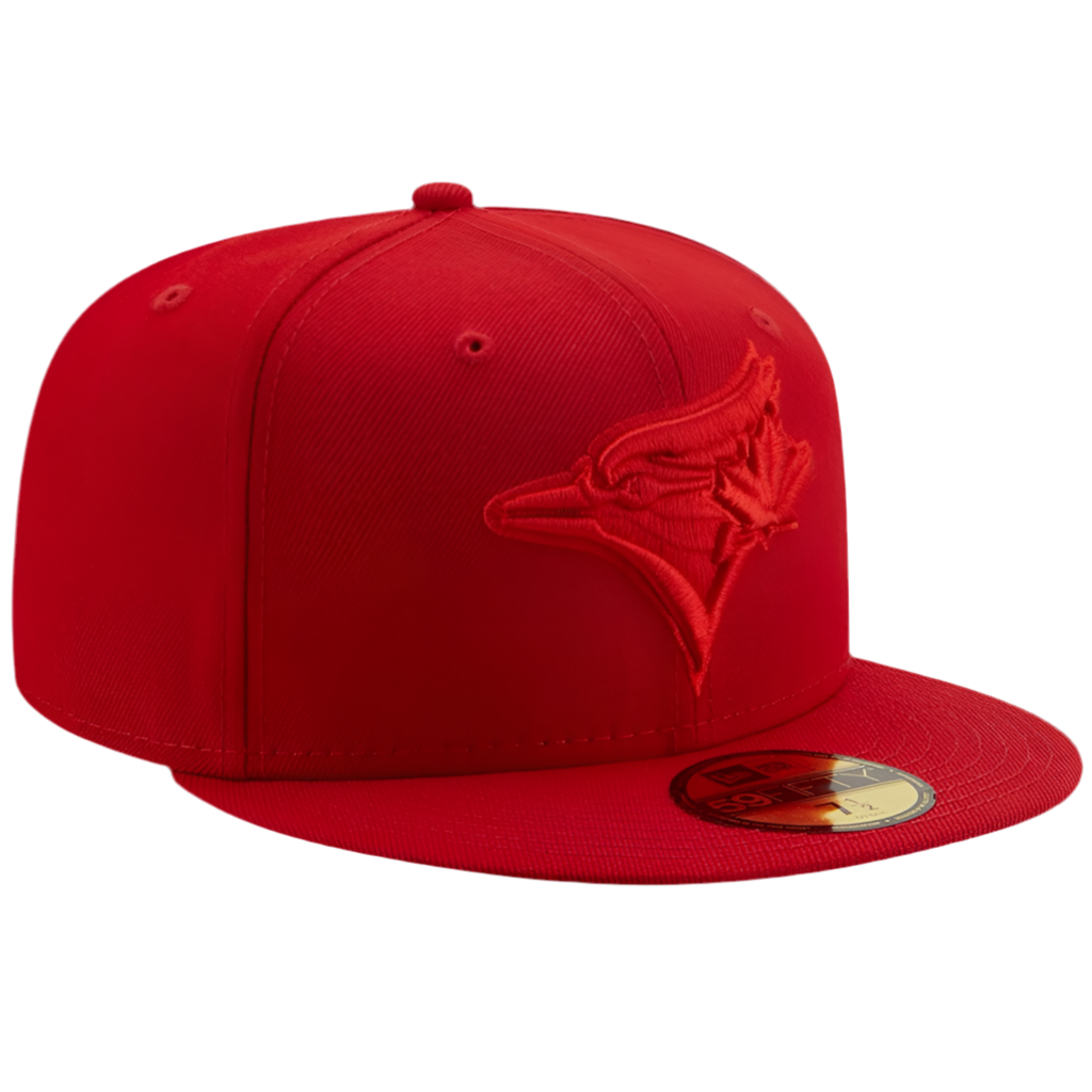 Men's Toronto Blue Jays New Era Scarlet Color Pack 59FIFTY Fitted Hat