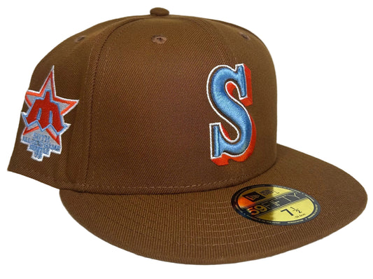 New Era Seattle Mariners 59FIFTY fitted hat featuring a 50th All-Star Game side patch.