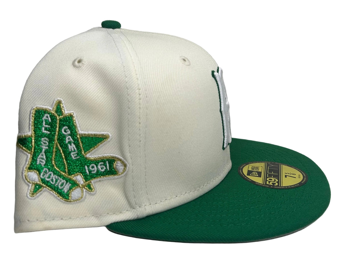New Era Boston Red Sox hat, specifically from a "crossover" collection inspired by the Boston Celtics.
