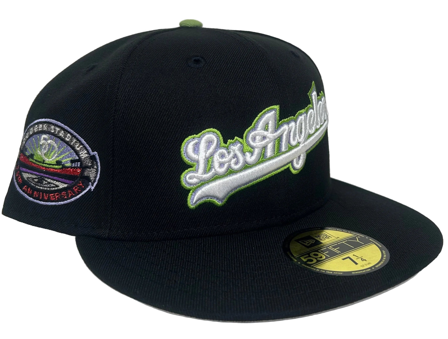 New Era Los Angeles Dodgers 50th Anniversary Stadium Patch 59FIFTY Fitted Hat.