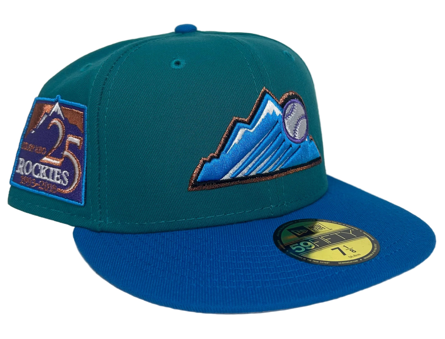 New Era Colorado Rockies 25th Anniversary fitted hat.