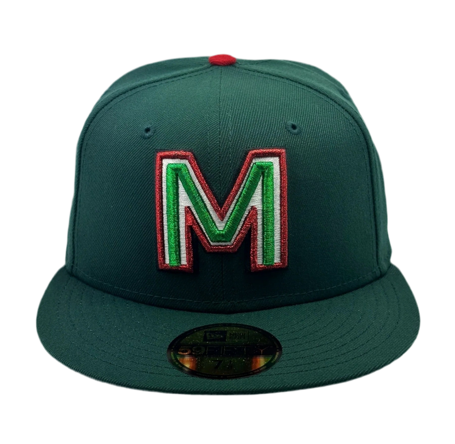 59Fifty 2024 Serie Del Caribe Mexico "M" Dark Green - Grey UV