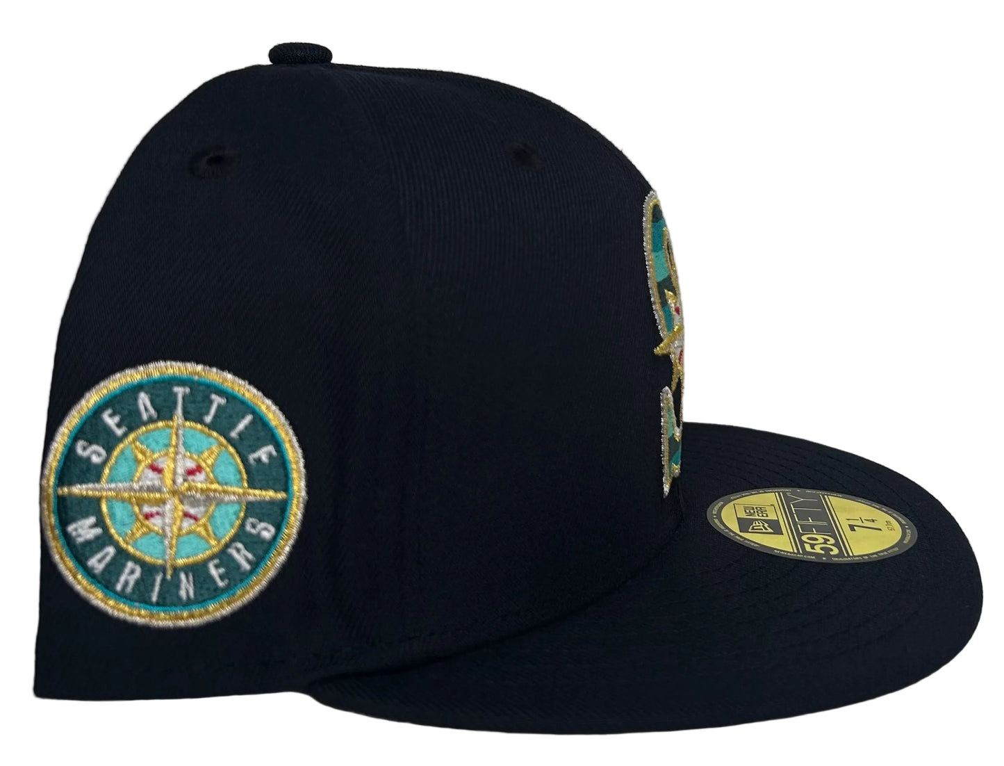 New Era 59FIFTY Fitted Seattle Mariners Navy W/ a SP & Gray UV.