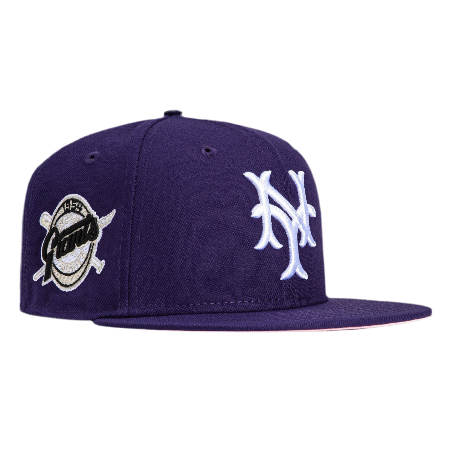 New Era 59Fifty New York Giants 1954 World Series Patch pink UV Hat - Purple