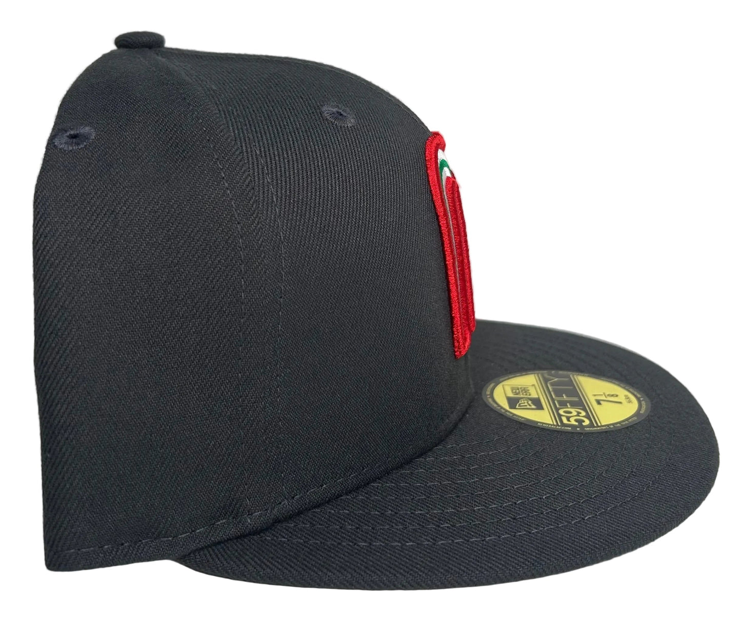 Mexico Graphite "M" w/ Flag 59Fifty New Era cap