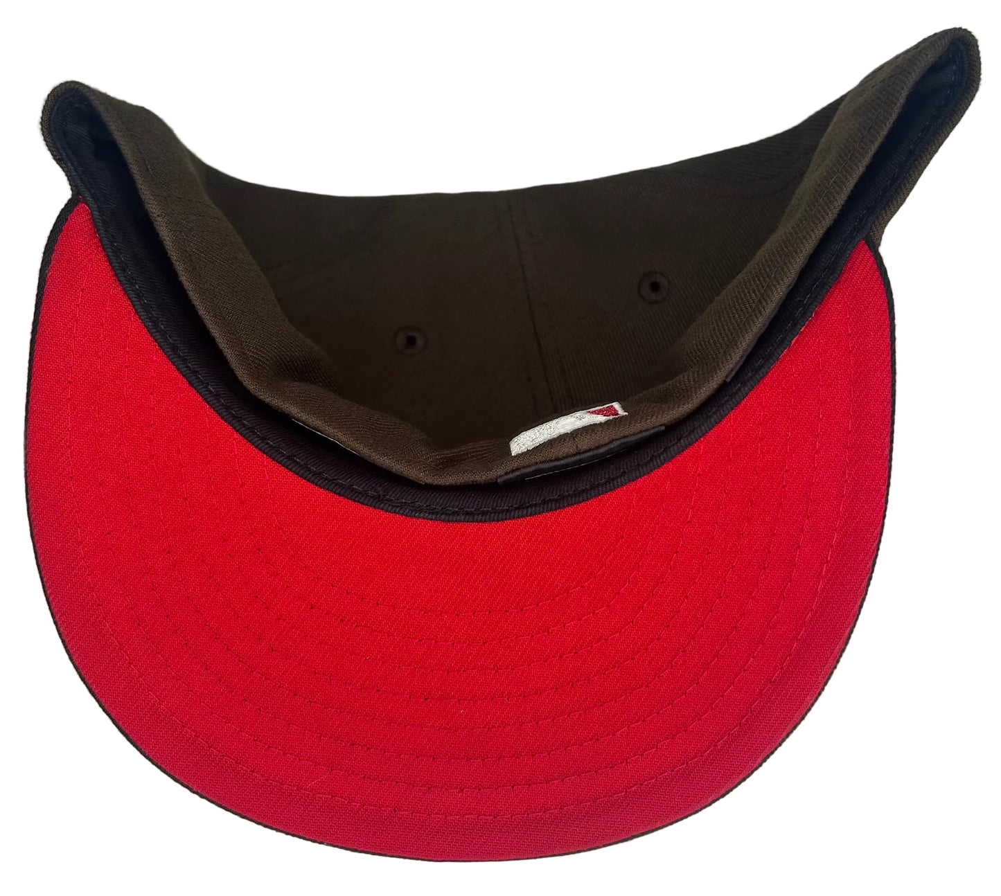 New Era 59Fifty Houston Astros fitted cap in brown with a black brim, featuring a 45th Anniversary side patch.