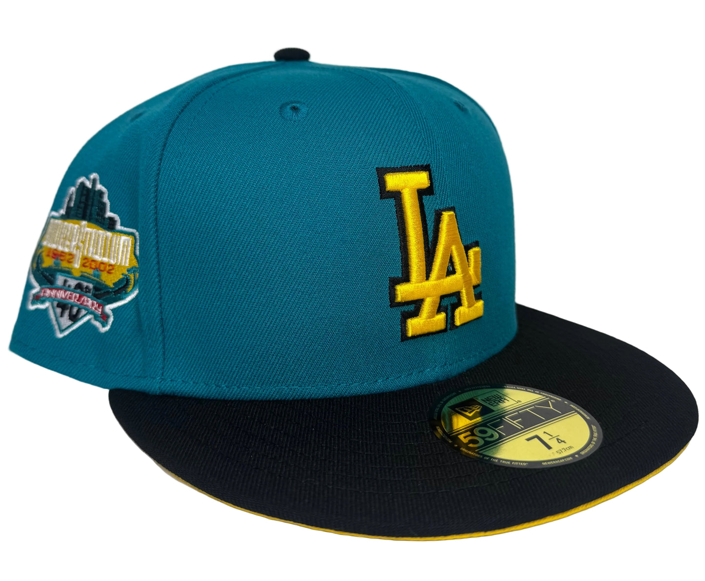 Los Angeles Dodgers “Golden Goal” W/ A Stadium 40th Anniversary Side Patch 59Fifty Fitted