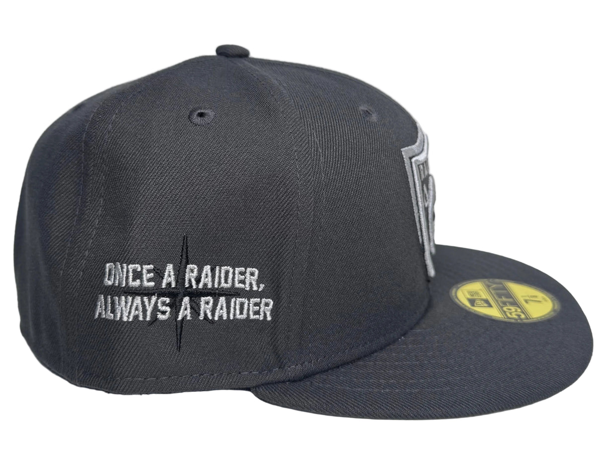 2024 NFL Draft Las Vegas Raiders Fitted Hat New Era 59FIFTY On Stage.