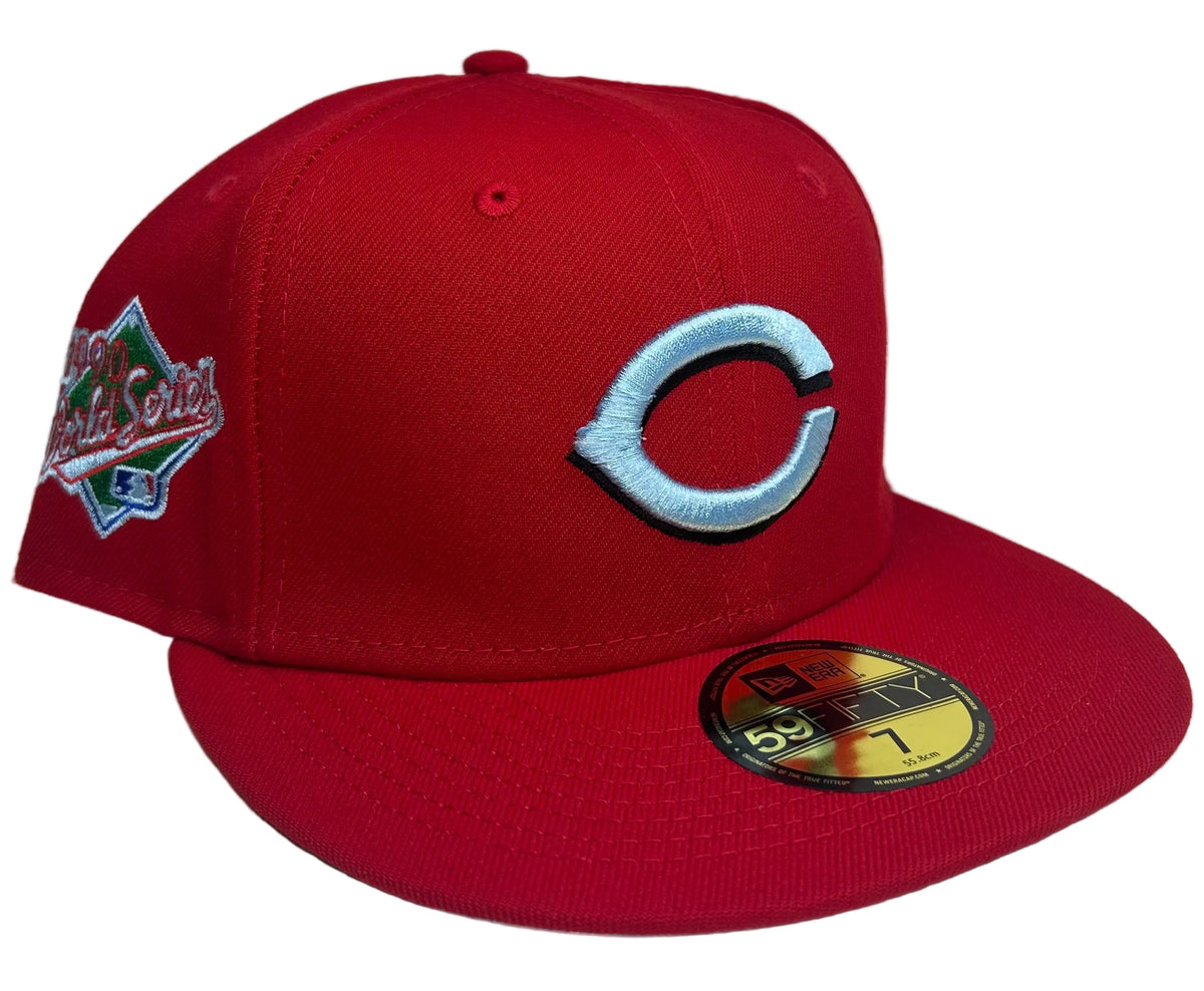New Era Cincinnati Reds World Series Cloud Under 59fifty fitted hat.
