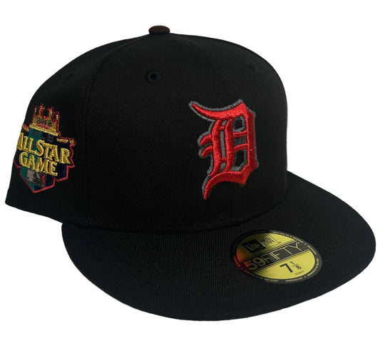 New Era 59FIFTY Detroit Tigers fitted hat featuring a 2012 All-Star Game side patch and a striking red-outlined 'D' logo “Diana Ross.”