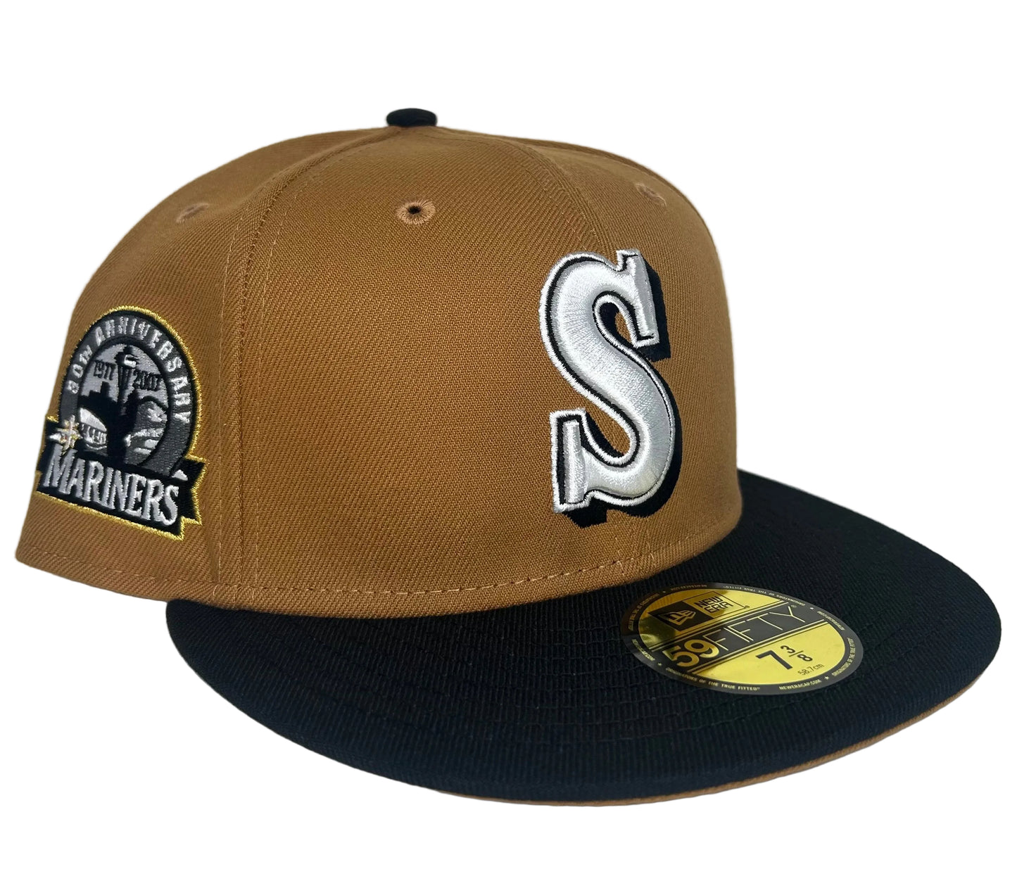Seattle Mariners “s’more”30th Anniversary side patch New Era 59Fifty fitted hat.