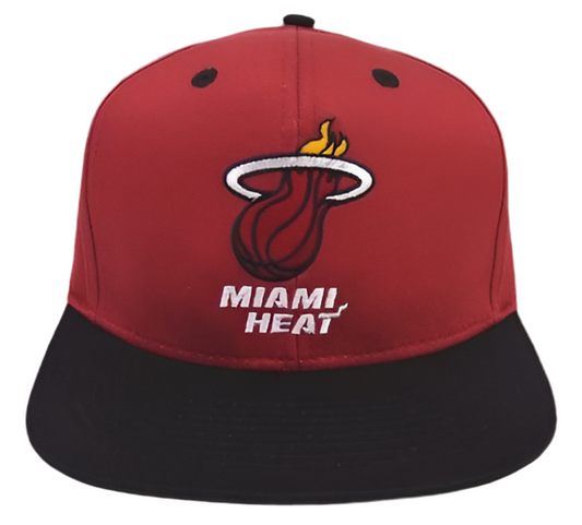Vintage NBA Miami Heat Snapback Hat by Adidas
