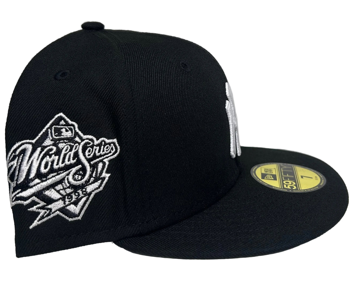 New Era 59FIFTY New York Yankees fitted hat with a 1998 World Series side patch.