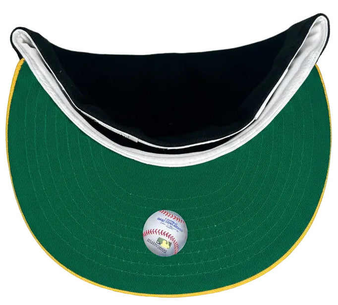 NEW ERA 59Fifty "$HORT DOGG" OAKLAND Athletics FITTED HAT (BLACK/ GOLD).