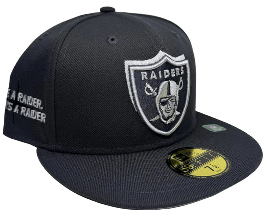 2024 NFL Draft Las Vegas Raiders Fitted Hat New Era 59FIFTY On Stage.