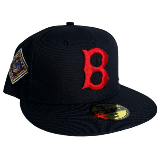 Boston Redsox “1936 AS Game Fever” Patch W/ Green UV 59Fifty Fitted.