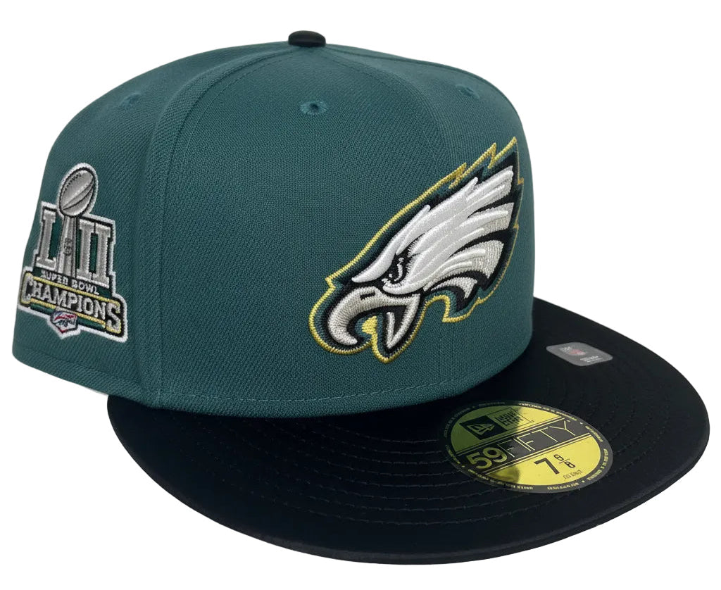 Philadelphia Eagles New Era 59FIFTY fitted hat featuring a special 1996 Draft side patch.