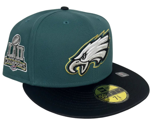 Philadelphia Eagles New Era 59FIFTY fitted hat featuring a special 1996 Draft side patch.
