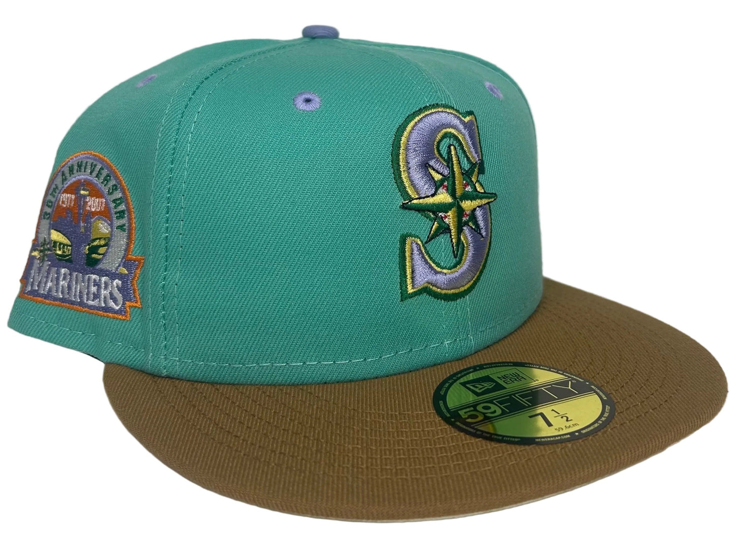 Seattle Mariners 30th Anniversary "Squidward Inspired" New Era 59FIFTY Fitted Hat.