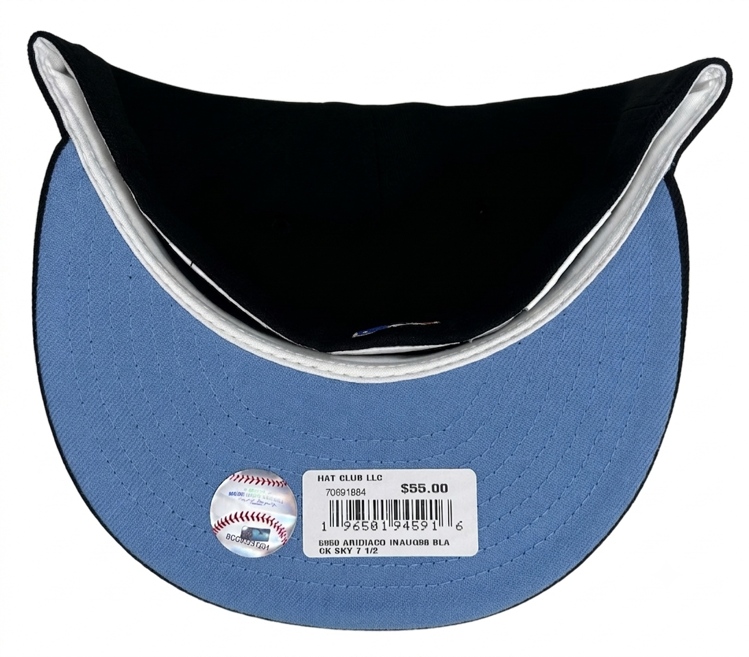 New Era Arizona Diamondbacks "Icy" fitted cap featuring a copper and blue logo and a 1998 inaugural season side patch.