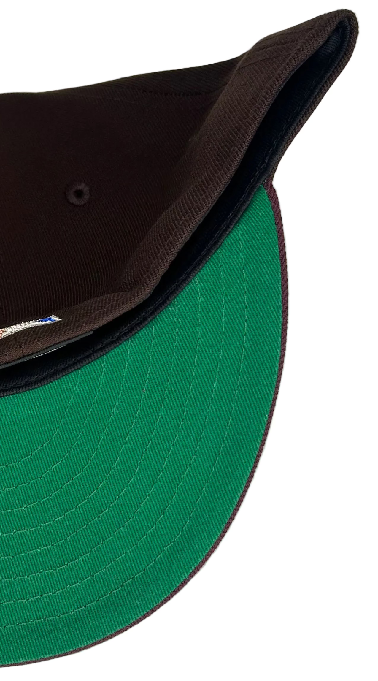 New Era 59FIFTY Baltimore Orioles "Could've Been BMore" exclusive fitted hat featuring a distinct brown crown and maroon visor.