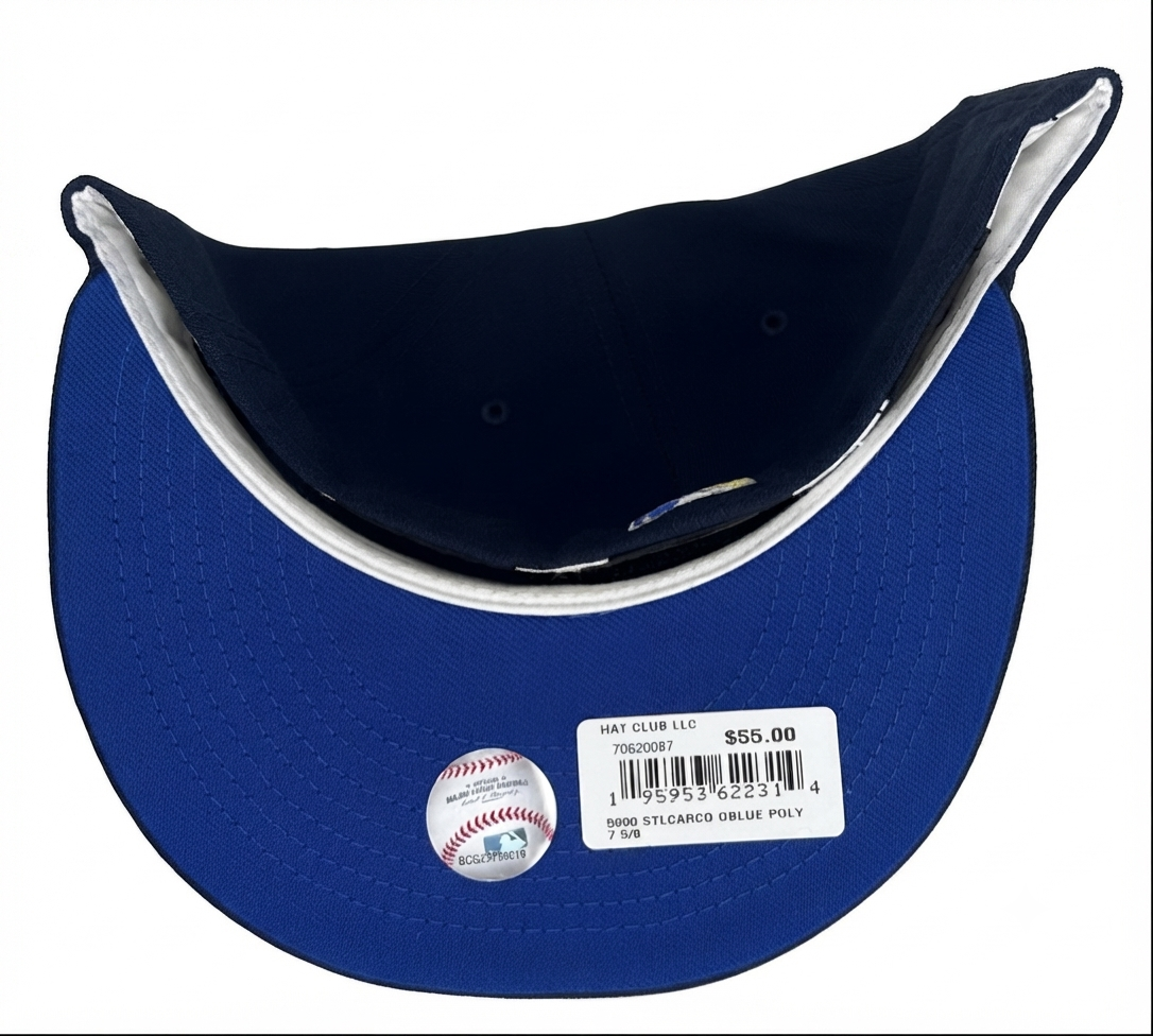 New Era St Louis Cardinals Beer Pack Busch Stadium Patch Jersey HC Exclusive 59Fifty Fitted Hat.