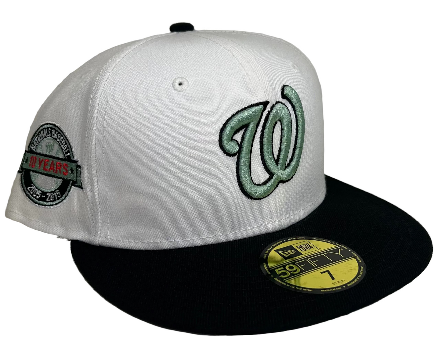 HC Exclusive Aux Pack Washington Nationals 10th Anniversary “Wale” New Era 59Fifty fitted.