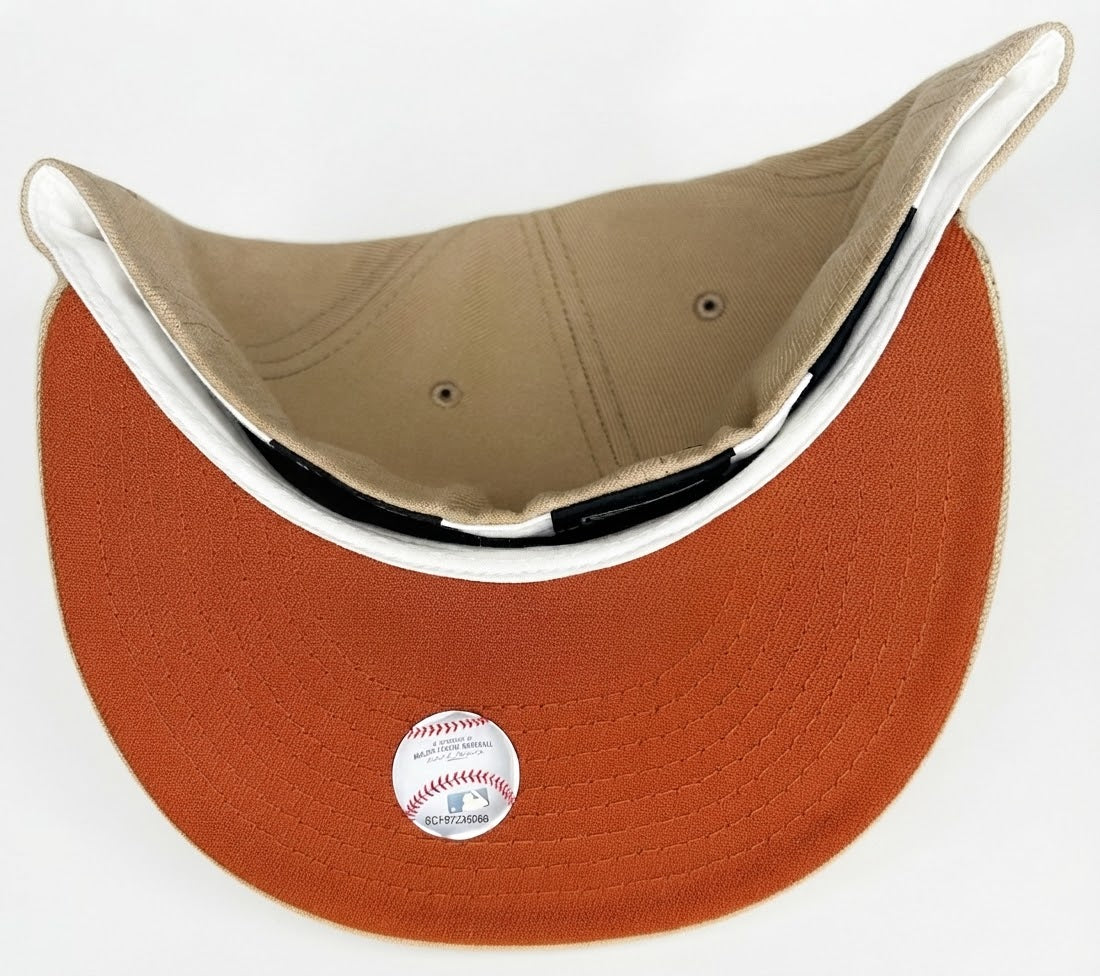 New Era 59FIFTY Arizona Diamondbacks "Desert Camel" 20th Anniversary fitted hat in tan.